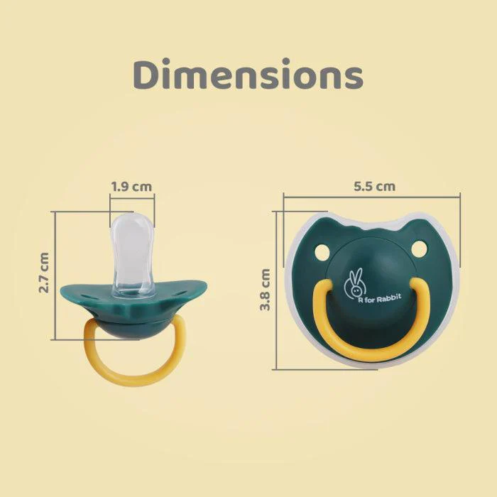 Tusky Pacifier Size M Ultra Light Soft Silicone Nipple - Green - Image 5
