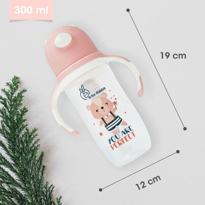 Premium Baloo Baby Straw Sipper Bottle 300 ML - Pink - Image 3