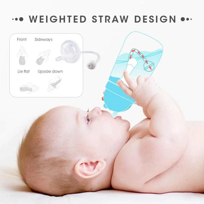 Premium Baloo Baby Straw Sipper Bottle 300 ML - Pink - Image 5