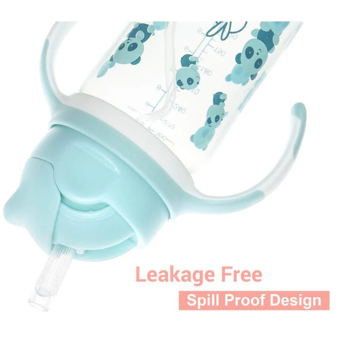 Bubble Baby Sipper Bottle 300ml BPA free Poly Propylene Material - Blue - Image 3