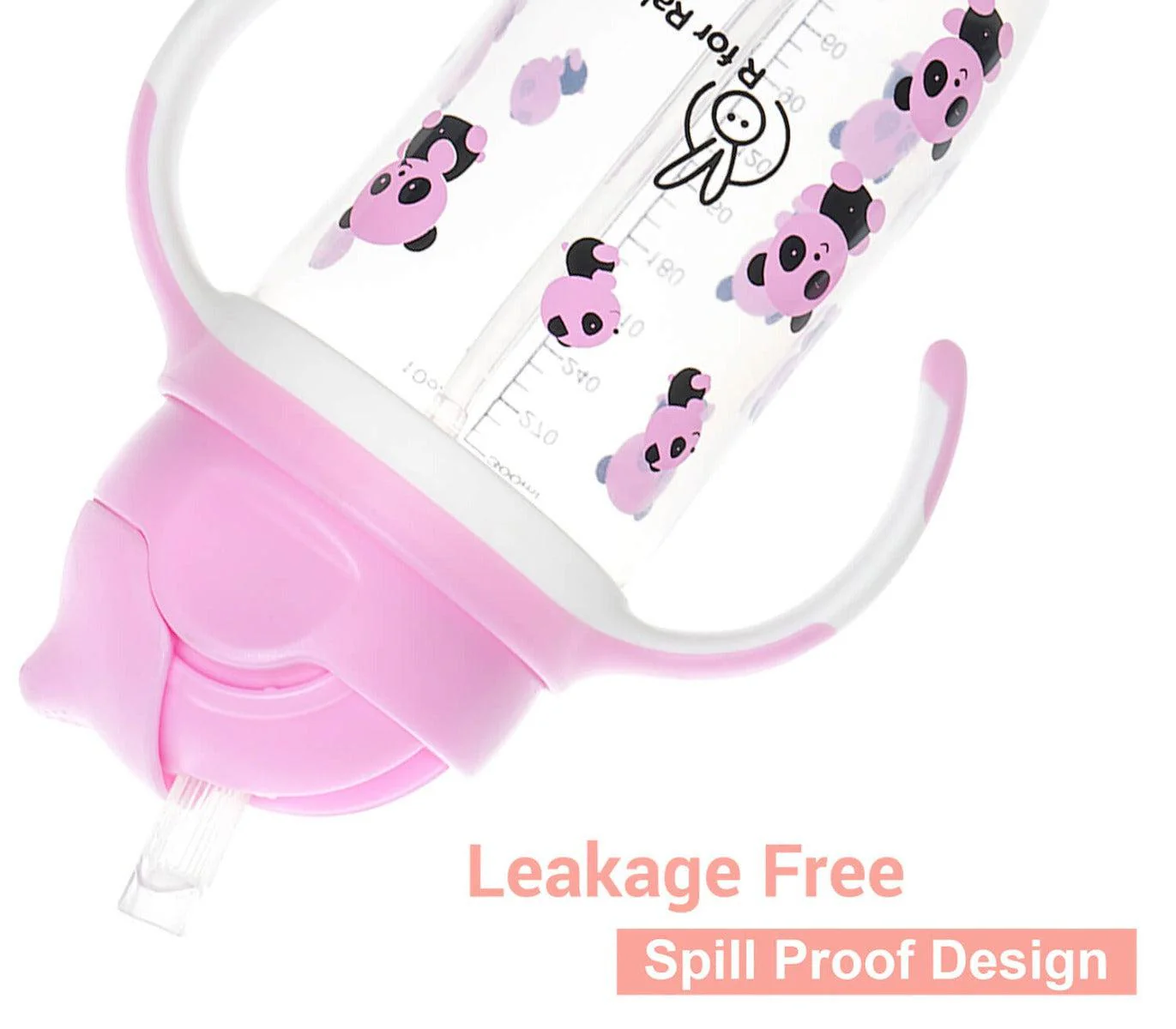 Bubble Baby Sipper Bottle 300ml BPA free Poly Propylene Material - Purple - Image 3