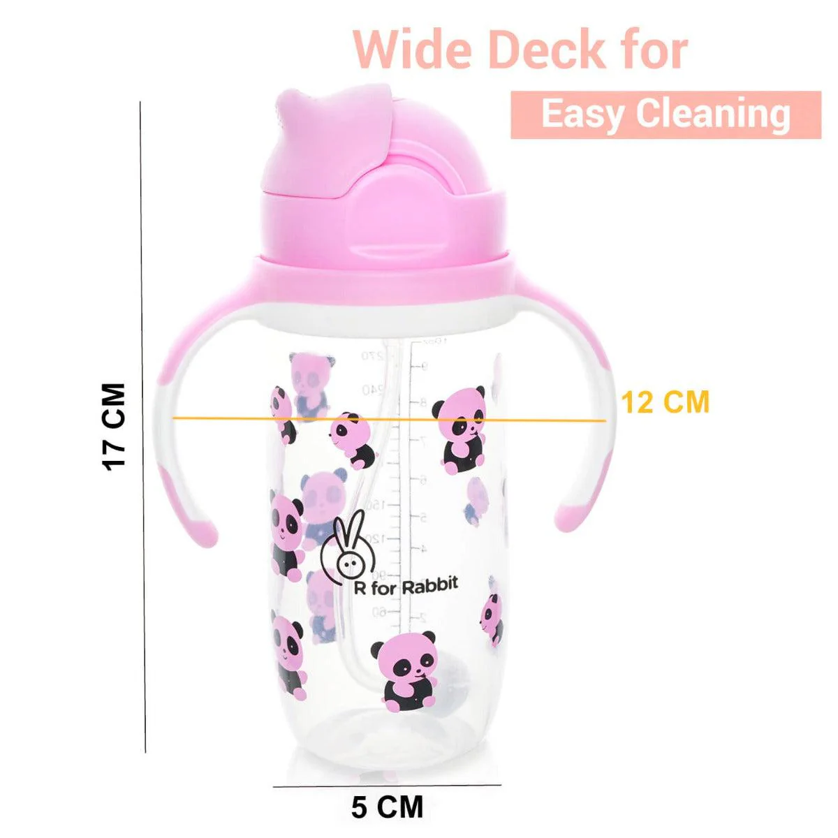 Bubble Baby Sipper Bottle 300ml BPA free Poly Propylene Material - Purple - Image 6