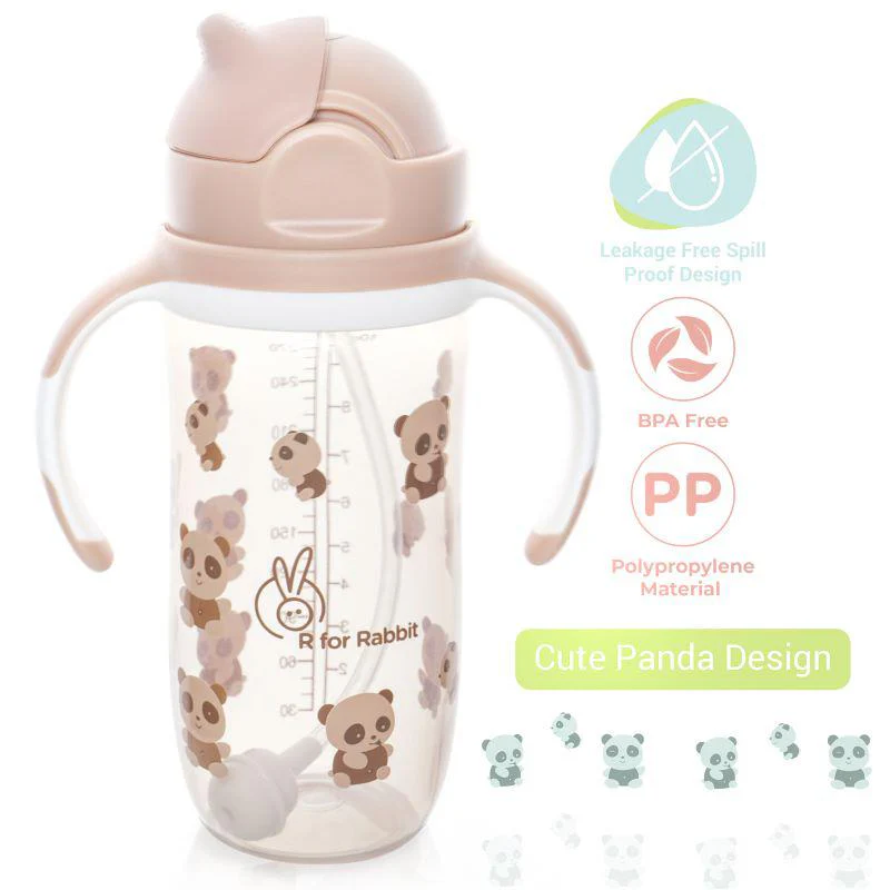 Bubble Baby Sipper Bottle 300ml BPA free Poly Propylene Material - Yellow - Image 5