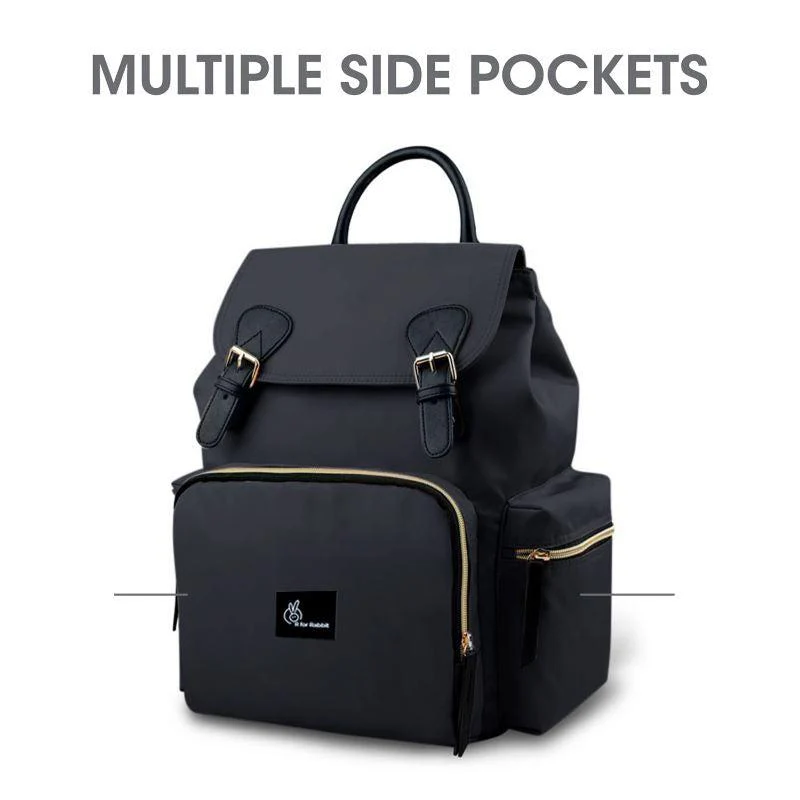 Caramello Bliss Diaper Bag - Black - Image 9