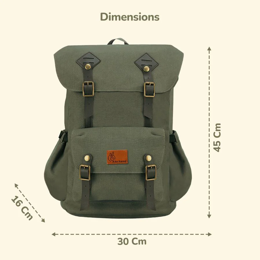 Caramello Sportz Diaper Bag For Moms With Personalized Name Tag - Military Green - Image 8