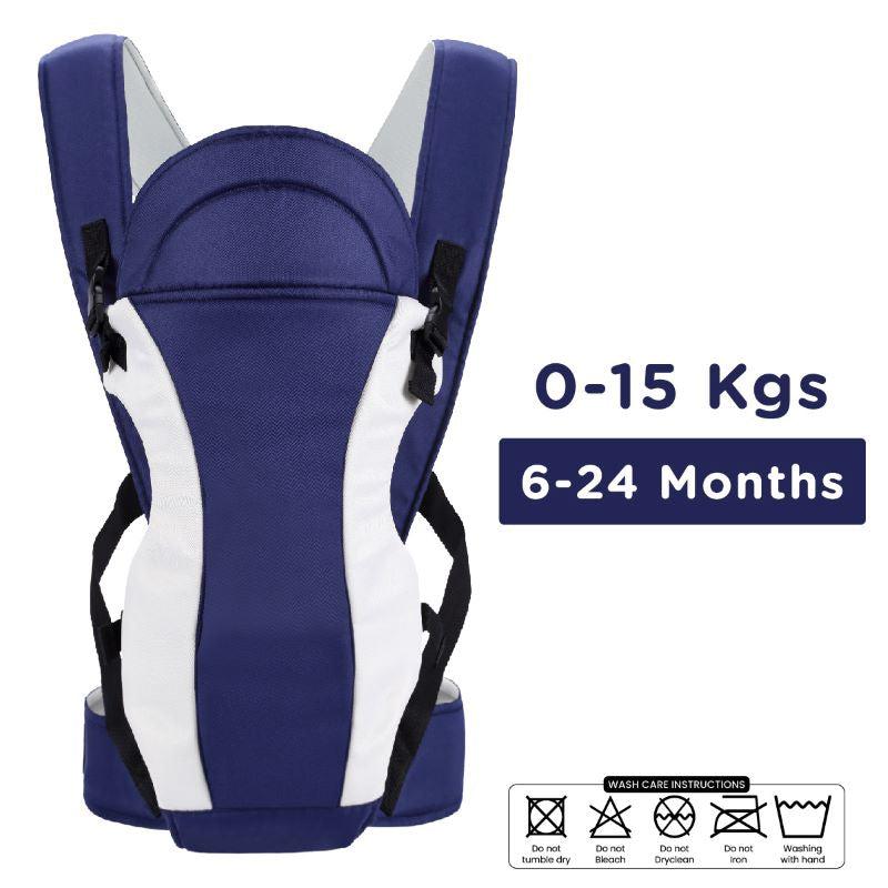 Chubby Cheeks Baby Carrier Suitable For 6-24 Month Babies (0-15 Kgs), Carry In 3 Ways - Royal Blue - Image 5
