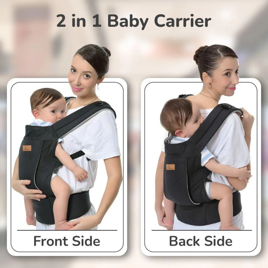 Comfy Hug Ergo 2-in-1 Baby Carrier - Black - Image 4
