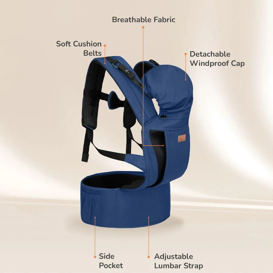 Comfy Hug Ergo 2-in-1 Baby Carrier - Blue - Image 5