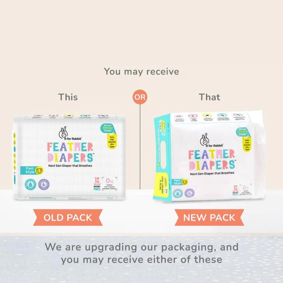 Feather Diapers XXL Size + Aqua Wipes Combo - Image 4