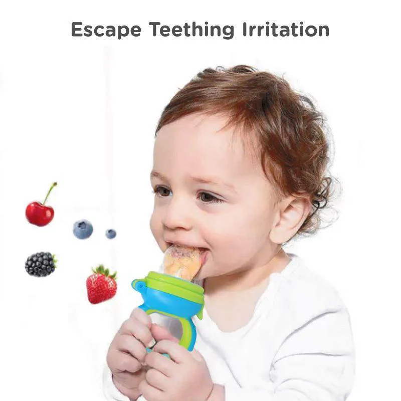 First Feed Bunny Nibbler for Babies - Green-Blue - Image 3