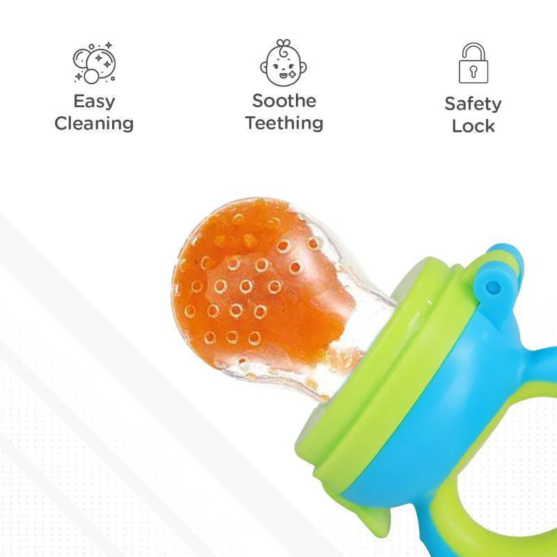 First Feed Bunny Nibbler for Babies - Green-Blue - Image 4