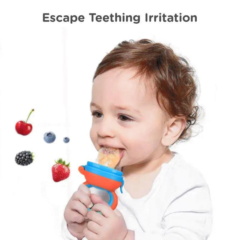 First Feed Bunny Nibbler for Babies - Orange-Blue - Image 3