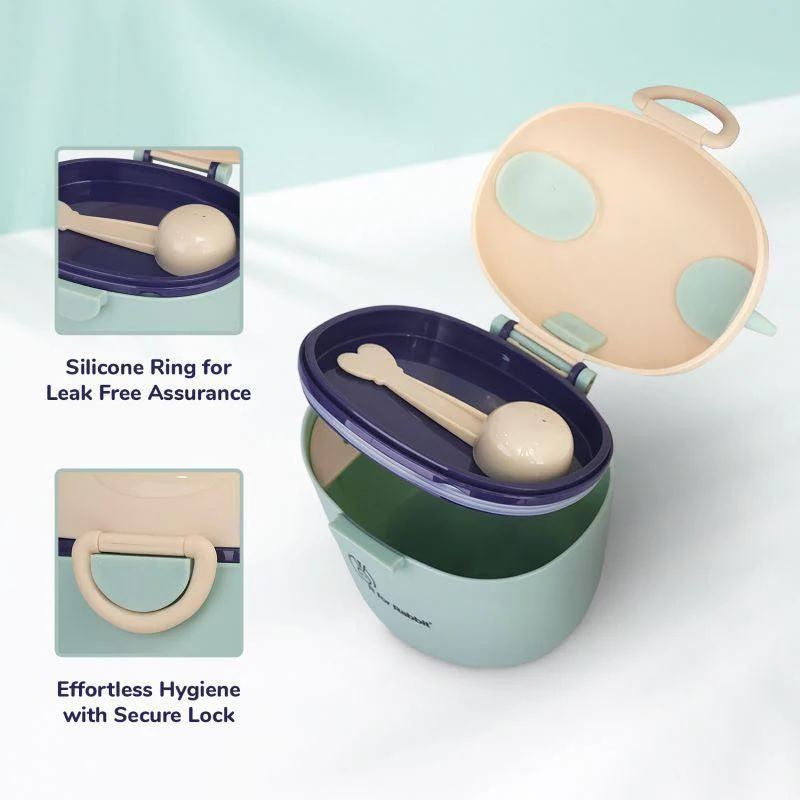 First Feed Crescent Meal Box For Kids BPA-free PP material - Green - Image 4