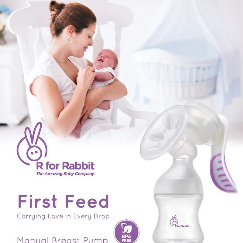 Manual Feeding Breast Pump - Purple - Image 6