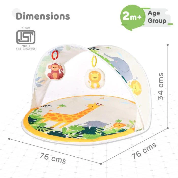 First Play Safari Play Gym For Kids - Orange - Image 4