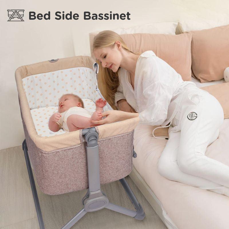 Hop A Little baby cot - Beige - Image 5