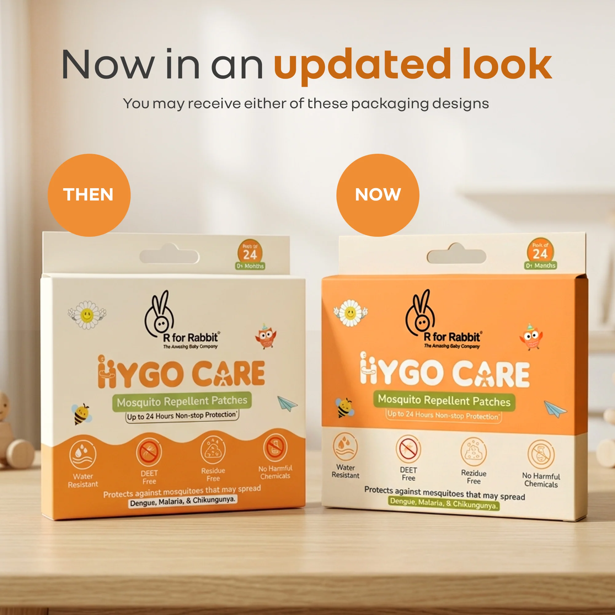 Hygo Care Mosquito Repellent Patches - Non-Toxic & DEET-Free Protection for Babies & Toddlers - White - Image 2
