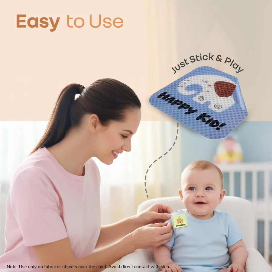 Hygo Care Mosquito Repellent Patches - Non-Toxic & DEET-Free Protection for Babies & Toddlers - White - Image 8