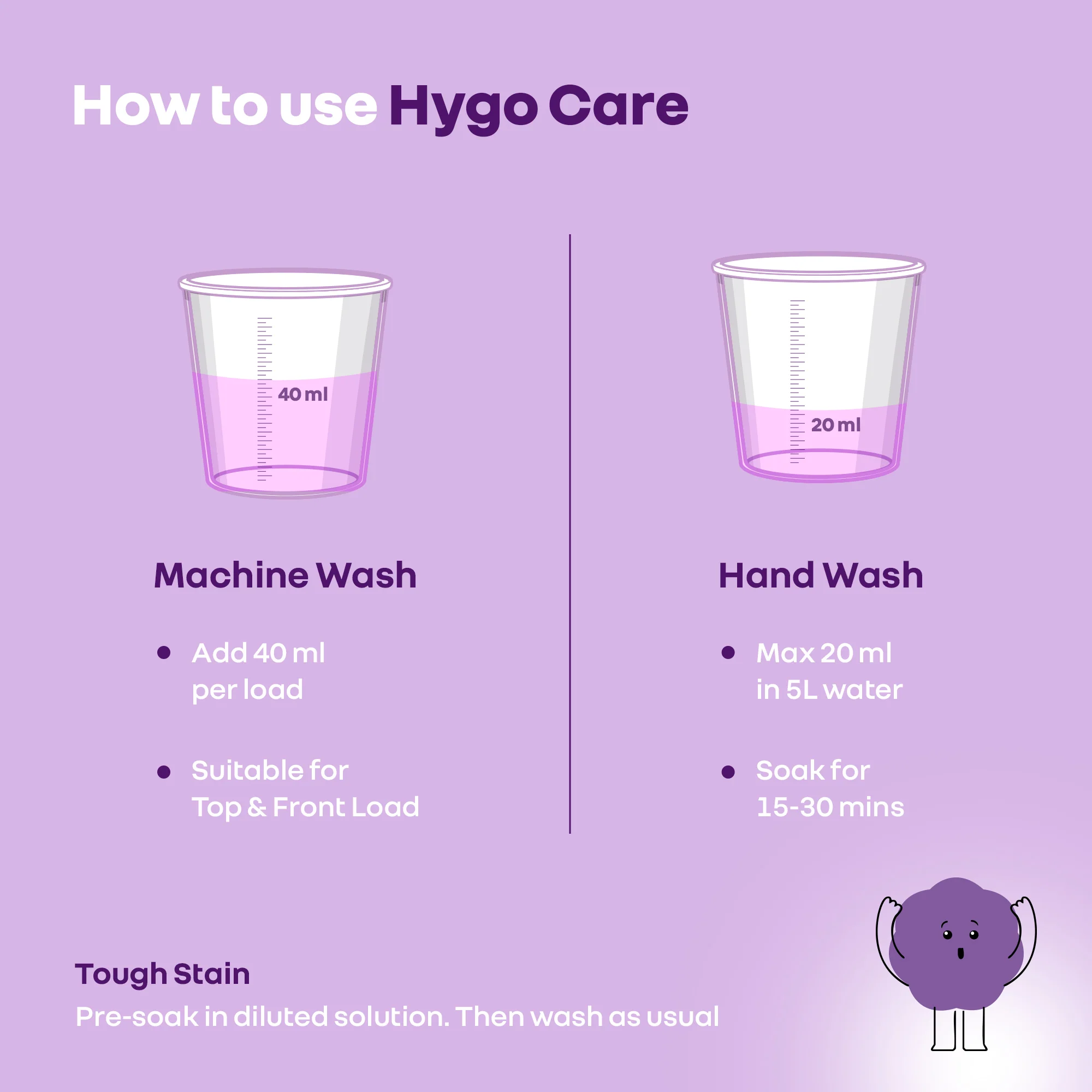 Hygo Care Baby Clothes Liquid Detergent Refill Pack 1000ml, Machine & Hand Wash Compatible - White - Image 7