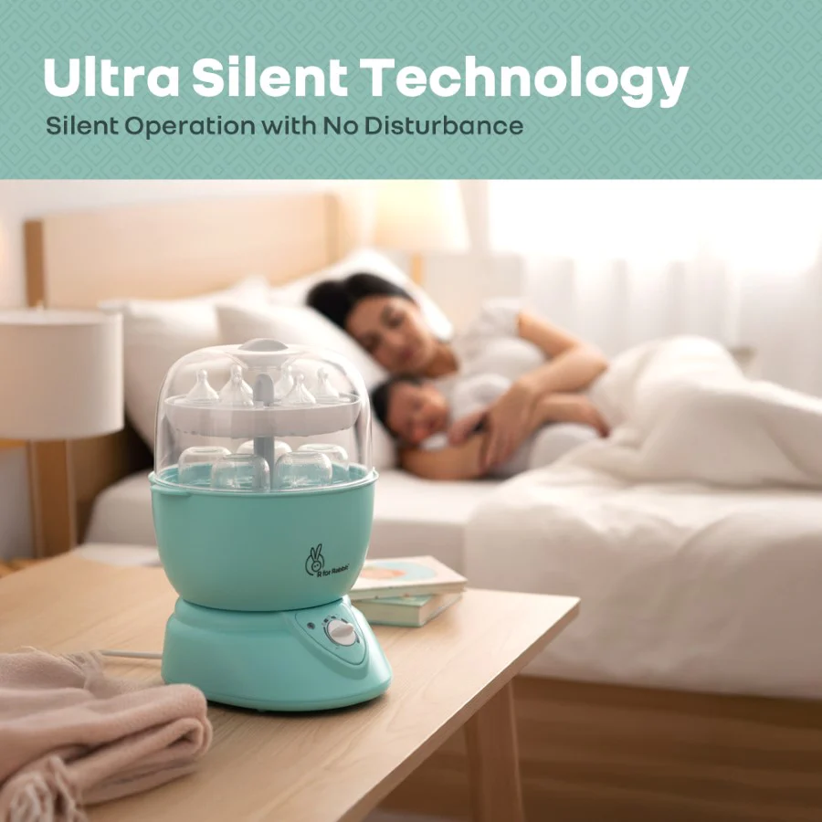 Hygo Smart 5-in-1 All-in-One Sterilizer for Bottles, Milk, Baby Food, Eggs & Juices - Sea Green - Image 4