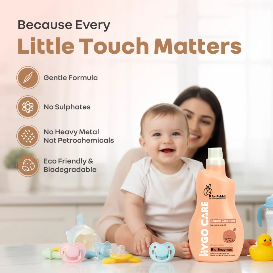Hygo Care Baby Liquid Bottle Cleaner 500ml | Safe for Feeding Bottles, Toys & Accessories - White - Image 6