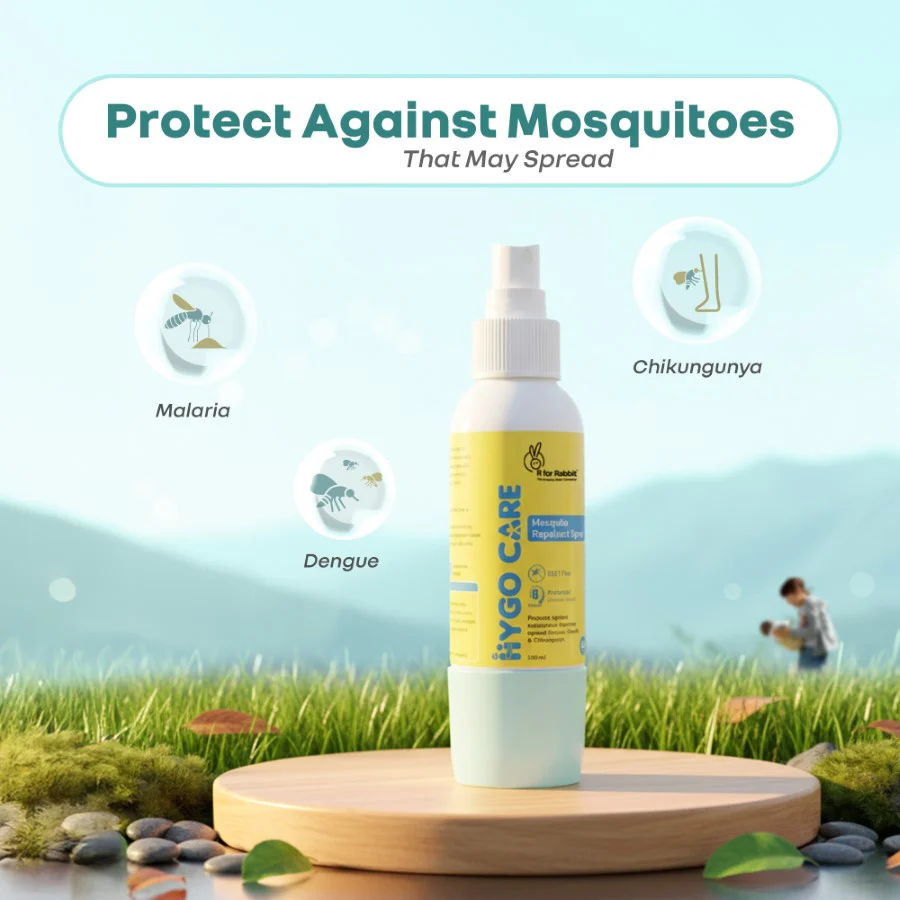 Hygocare Natural Mosquito Repellent Spray for Babies - 8 Hours Protection, DEET-Free (100ml) - White - Image 5