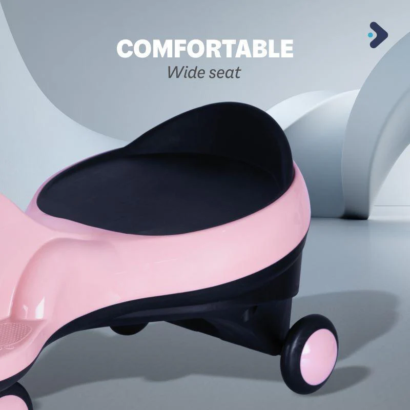 Iya Iya Zippy Swing Car For Kids - Pink - Image 6