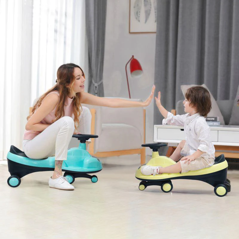 Iya Iya Zippy Swing Car For Kids - Yellow - Image 3