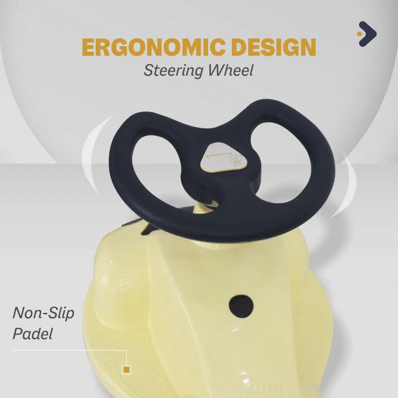 Iya Iya Zippy Swing Car For Kids - Yellow - Image 4