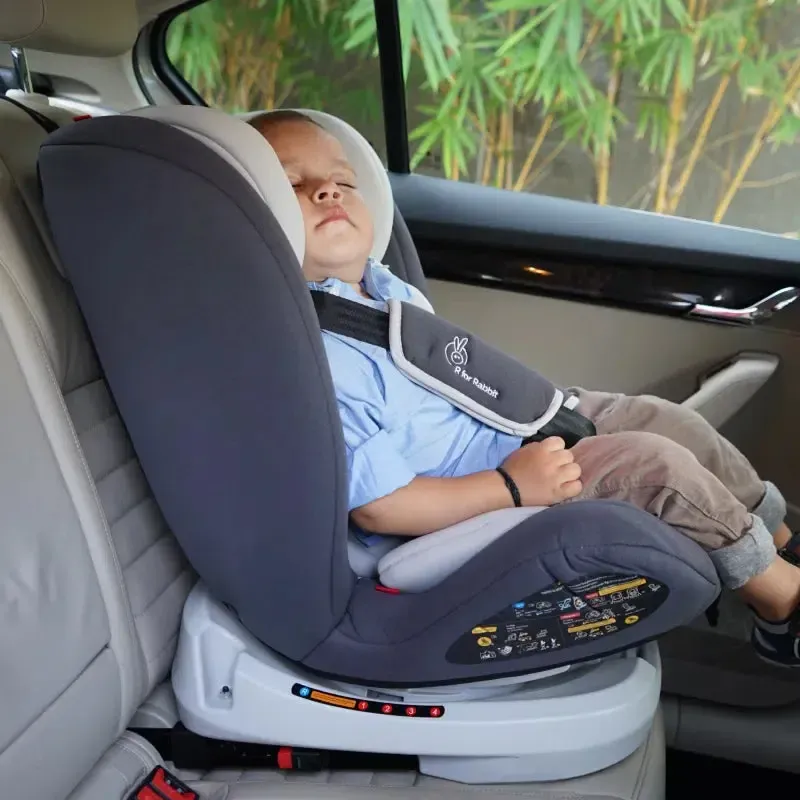 Jack N Jill Grand ISOFIX Car Seat For Kids 0 To 12 Years With Safety Harness - Grey - Image 6