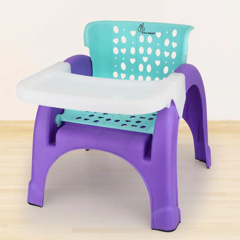 Jelly Bean 3 in 1 Multi-Functional Kids Chair - Green Purple