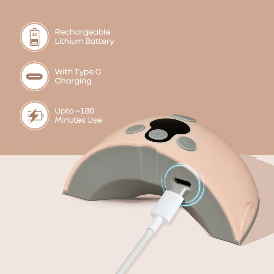 Lactella Bliss Electric Wearable Breast Pump with 4 Modes & 9 Levels - Peach - Image 7