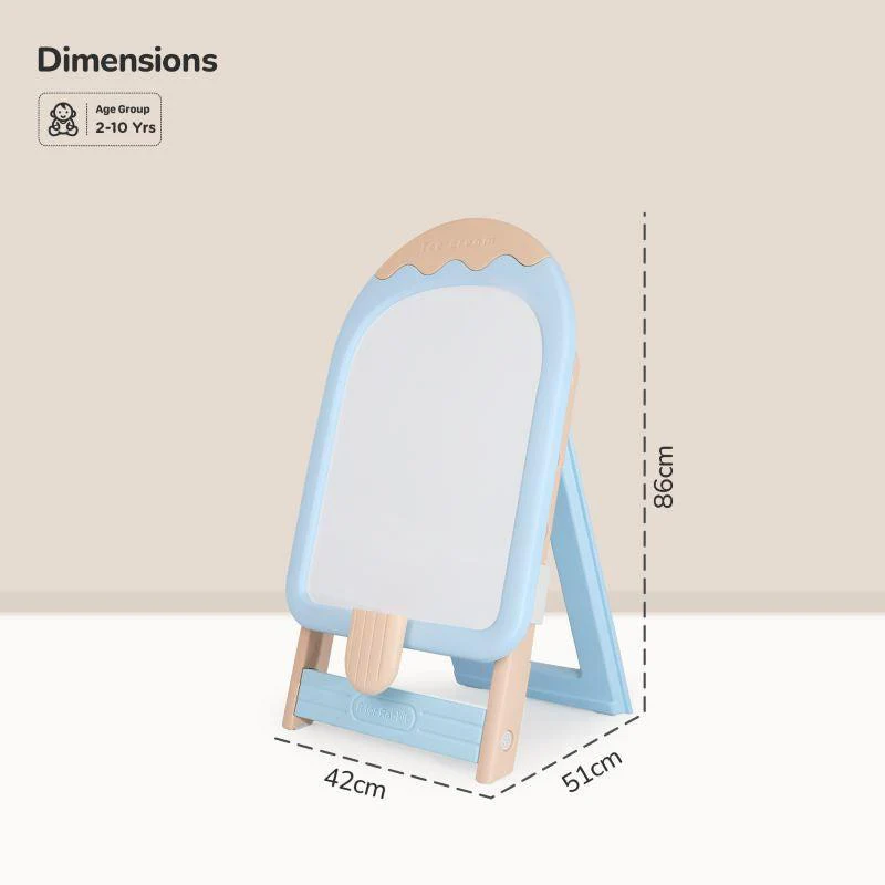 Little Genius Candy – Cute Design Kids Activity Board - Blue - Image 8