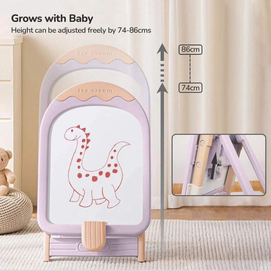 Little Genius Candy – Cute Design Kids Activity Board - Purple - Image 4