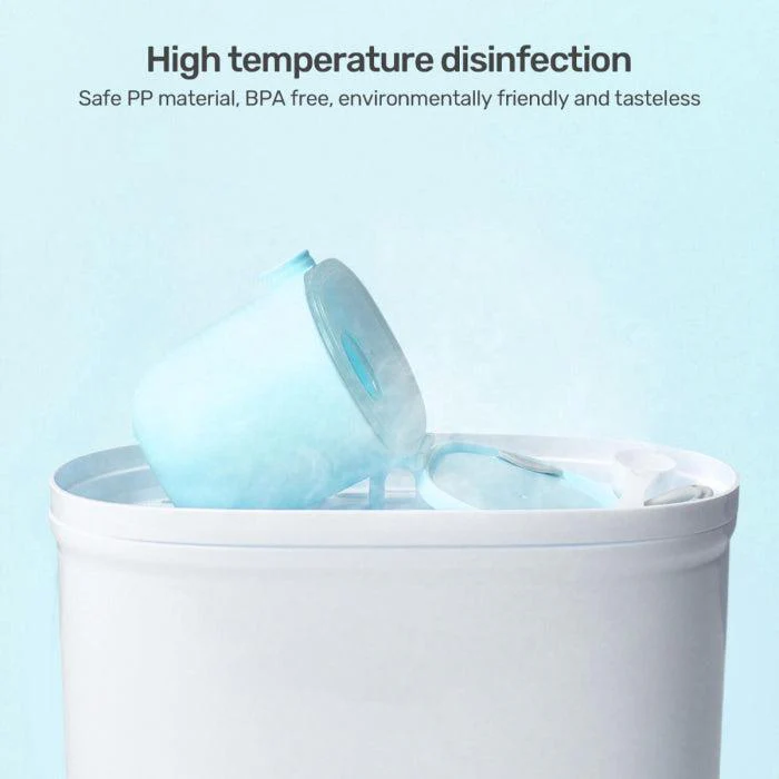 First Feed Box with Scoop, BPA Free, Leak Proof - Blue - Image 3