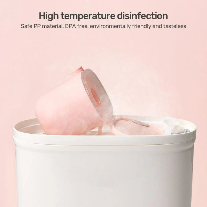 First Feed Box with Scoop, BPA Free, Leak Proof - Pink - Image 3
