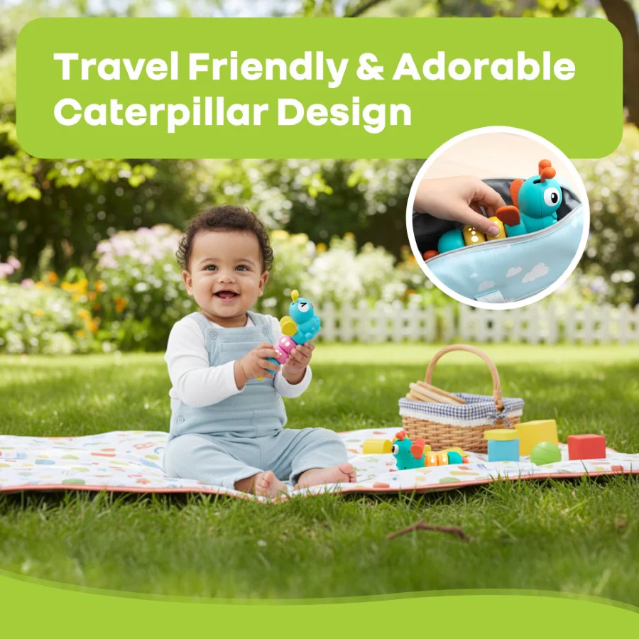 Orapple Caterpillar - Fun Wind-Up Crawling Toy for Kids (Pack of 2) - Multi 1 - Image 7