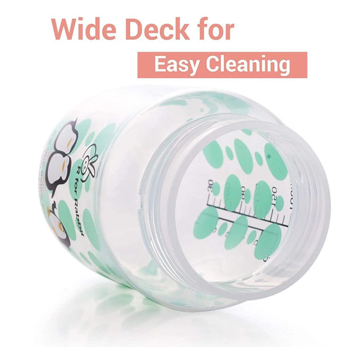 Penguin Spout Cup Sipper Bottle for Babies 180ml - Green - Image 7