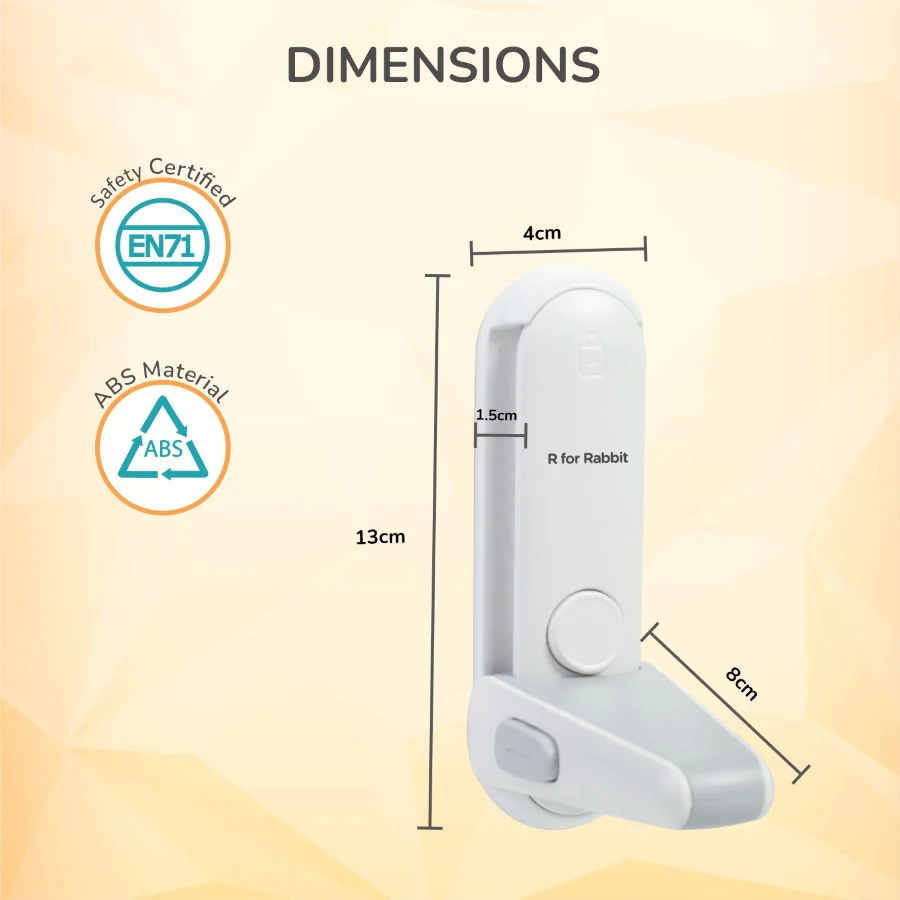 Protector Plus Door Handle Stopper – Child Safety Lock for Door Levers - White - Image 8