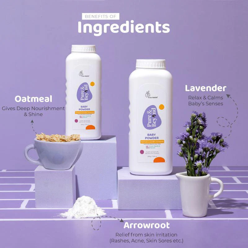 Pure & Beyond Baby Powder 0% Corn Starch & Talc - Image 4