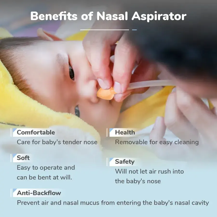 Snowy Nasal Cleaner For Baby Painless Relief from Mucus and Blocked Nose - Blue - Image 5