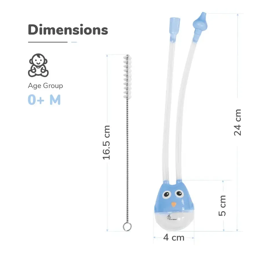 Snowy Nasal Cleaner For Baby Painless Relief from Mucus and Blocked Nose - Blue - Image 7
