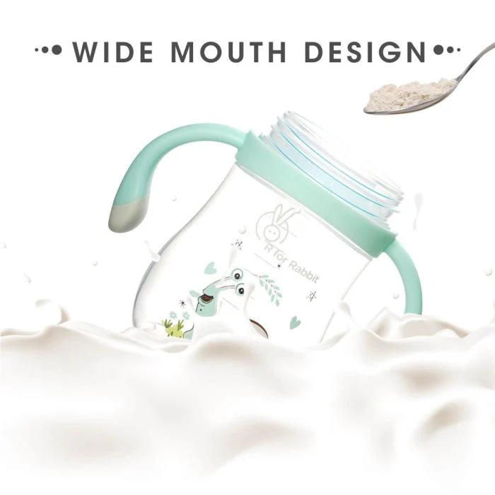 Snozzy Baby Spout Sippy Cup Bottle 240 ML - Green - Image 6