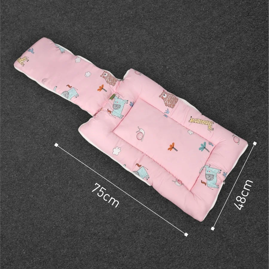 Snuggy Baby Bed - Easy to Carry, Convertible, High Quality Zip, 100% Natural Cotton - Blush Pink - Image 7