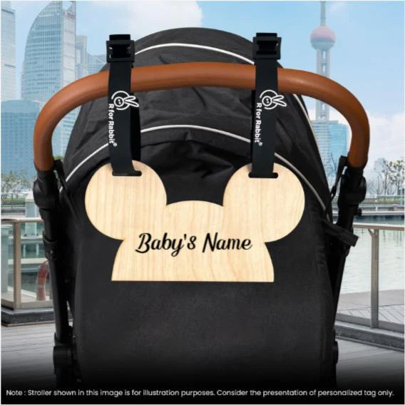 Street Smart Ace Auto Fold Kids Stroller With Personalized Name Plate - Blue Black - Image 2