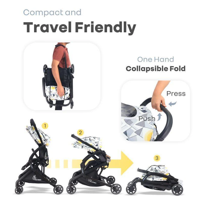 Street Smart Aero Kids Stroller - Black Multi - Image 2