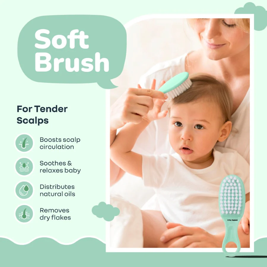 Stylo Totcare Set New Born Grooming Kit - Sea Green - Image 2