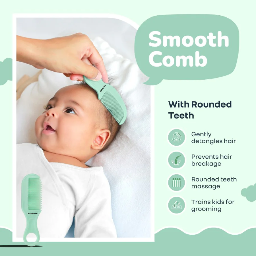 Stylo Totcare Set New Born Grooming Kit - Sea Green - Image 3