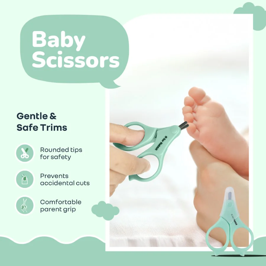 Stylo Totcare Set New Born Grooming Kit - Sea Green - Image 4