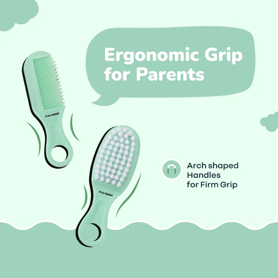 Stylo Totcare Set New Born Grooming Kit - Sea Green - Image 7